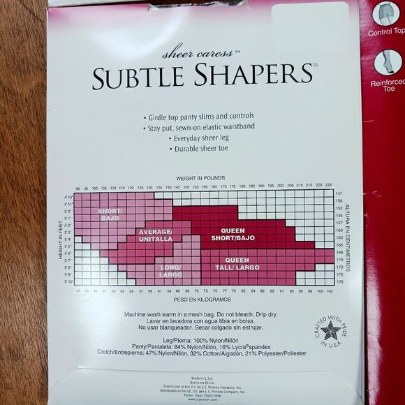 Vintage PANTYHOSE Bundle 4 Pair Shaping Support Control Top Nude Sheer - Picture 4 of 8